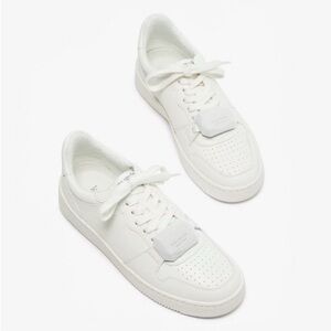 ♠️ Kate Spade ♠️ Bolt Gem leather sneakers optic white